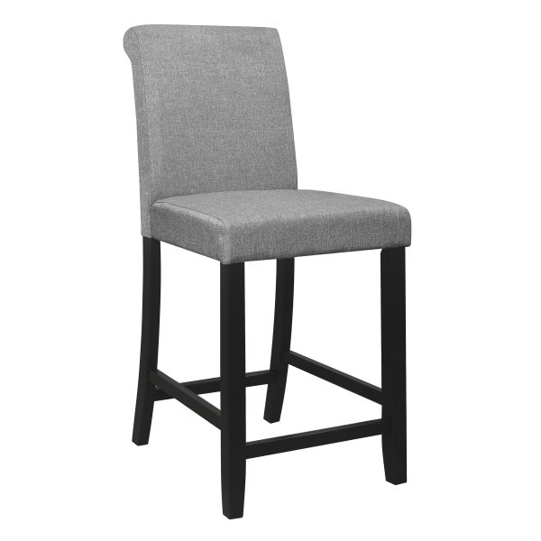 Adina Gray Counter Height Chair, Set of 2 For Discount