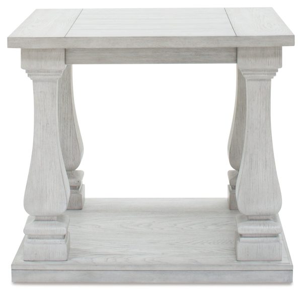 Arlendyne Antique White End Table For Cheap