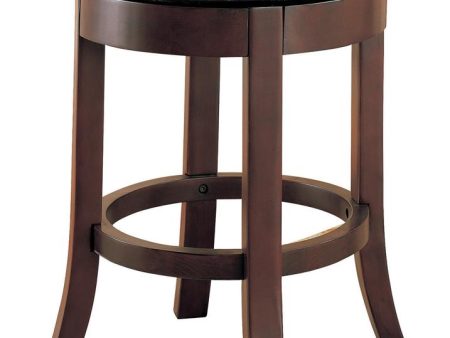 Aboushi Brown Swivel Counter Height Stools with Upholstered Seat, Set of 2 Hot on Sale