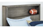 Arnett Gray Twin Bookcase Bed Online Sale