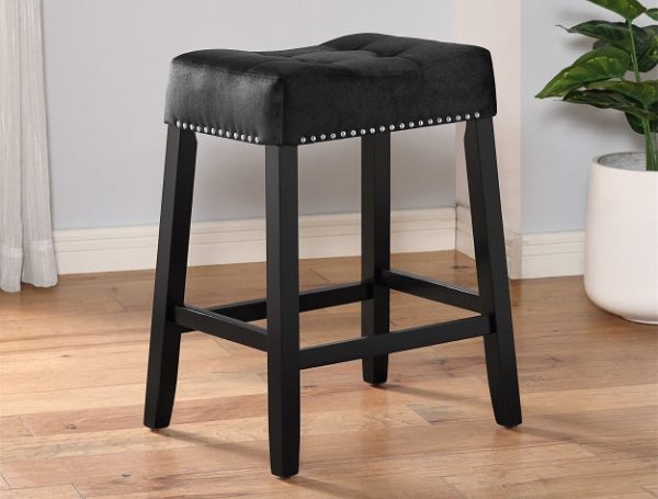 Lennon Saddle Counter Bar Stool 24 , Set of 2 Discount