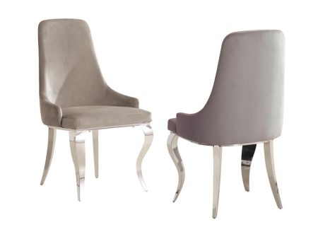 Antoine Upholstered Demi Arm Dining Chairs, Set of 2 Hot on Sale