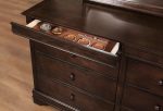 Abbeville Cherry Dresser, Two Hidden Drawers For Discount