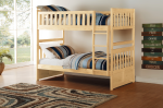 Bartly Pine Twin Twin Bunk Bed Fashion