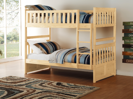 Bartly Pine Twin Twin Bunk Bed Fashion