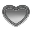 Aiko Silver Heart Shape Wall Mirror Online Hot Sale