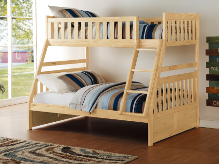 Bartly Pine Twin Full Bunk Bed Online Hot Sale