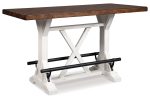 Valebeck Brown Counter Height Dining Table and 4 Barstools Fashion