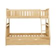 Bartly Pine Twin Full Bunk Bed with Twin Trundle Sale