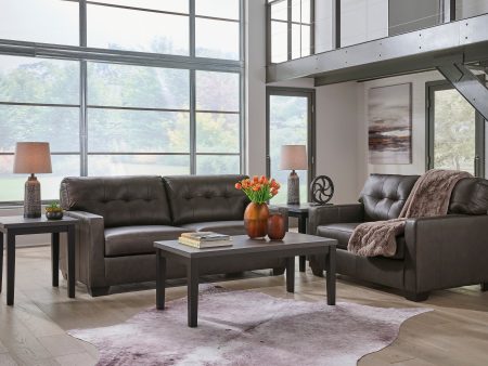 Belziani Storm Leather Living Room Set Supply