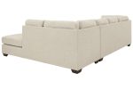 Falkirk Parchment 2-Piece RAF Chaise Sectional on Sale