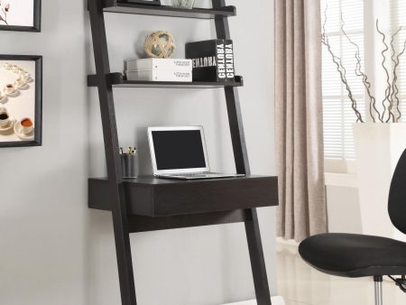 Colella Cappuccino 2-Shelf Writing Ladder Desk Online Hot Sale