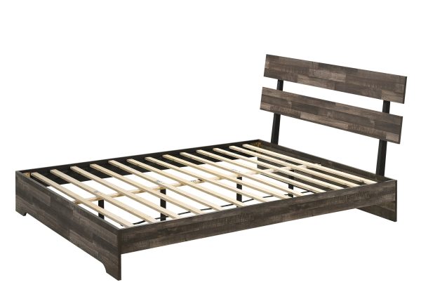 Atticus Brown King Platform Bed Fashion