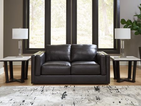 Amiata Onyx Loveseat Online Sale