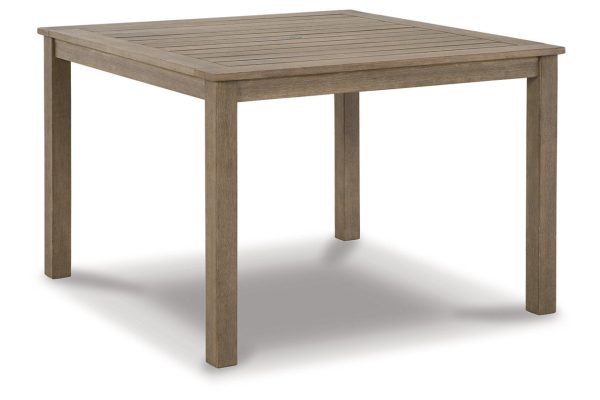 Aria Plains Brown Outdoor Dining Table Cheap