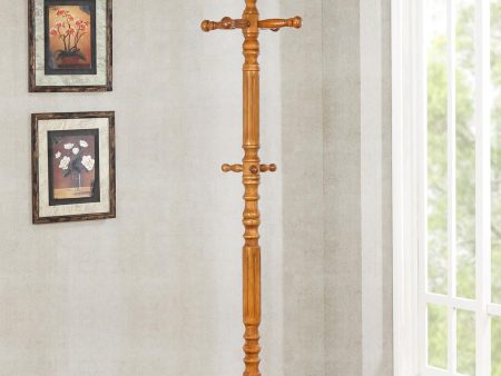 Achelle Golden Brown Coat Rack with 11 Hooks Fashion