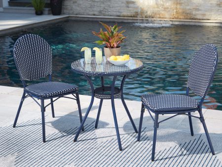 Odyssey Blue Blue Outdoor Table and Chairs Supply