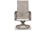 Beach Front Beige Sling Swivel Chair Sale