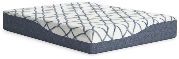 12 Inch Chime Elite 2.0 White Blue Queen Mattress Online Hot Sale