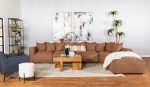 Jennifer 6-Piece Upholstered Modular Sectional Terracotta Supply