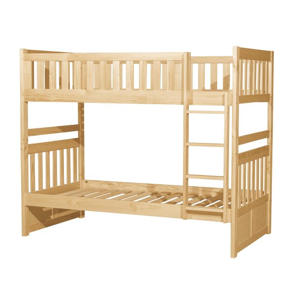 Bartly Pine Twin Twin Bunk Bed Fashion