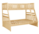 Bartly Pine Twin Full Bunk Bed with Storage Boxes Online Sale