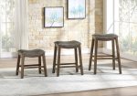 Ordway Gray Brown Counter Height Stool, Gray For Sale