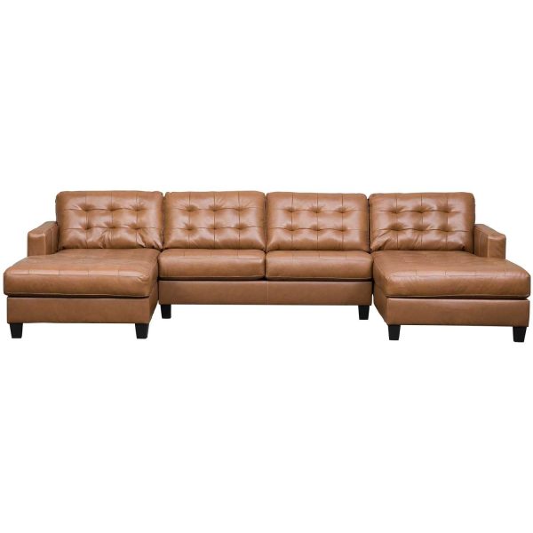 Baskove Auburn 3-Piece Double Chaise Sectional For Discount