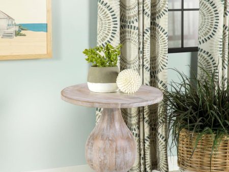 Dianella Round Pedestal Accent Table Sale