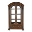 Bergen Dark Oak Curio For Cheap