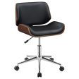 Addington Black Chrome Adjustable Height Office Chair Online now