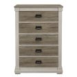 Arcadia White Weathered Gray Chest Cheap