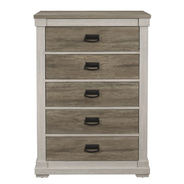 Arcadia White Weathered Gray Chest Cheap