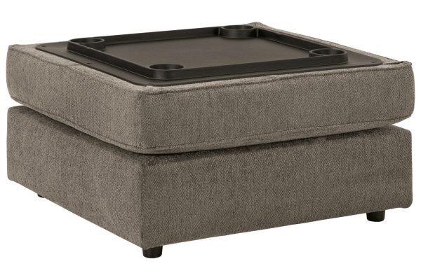 O Phannon Putty Ottoman With Storage on Sale