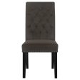 Alana Upholstered Tufted Side Chairs with Nailhead Trim, Set of 2 Discount