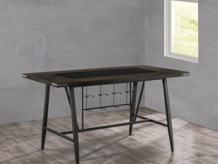 Appert Brown Dark Gray Counter Height Table Sale