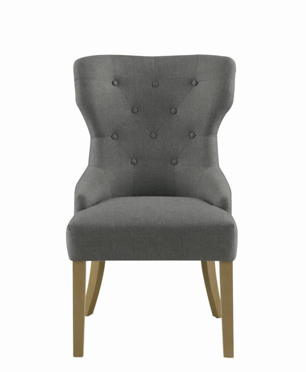 Baney Gray Tufted Upholstered Dining Chair For Cheap