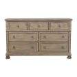 Bethel Wire Brushed Gray Dresser Sale