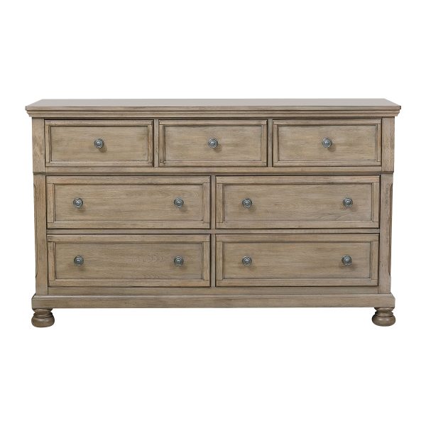 Bethel Wire Brushed Gray Dresser Sale