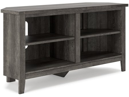 Arlenbry Gray Corner TV Stand For Sale