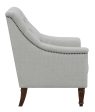 Avonlea Gray Sloped Arm Upholstered Chair For Cheap