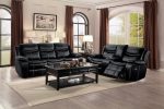 Bastrop Black Reclining Loveseat on Sale