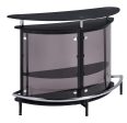 Amarillo Black Chrome 2-Tier Bar Unit Supply