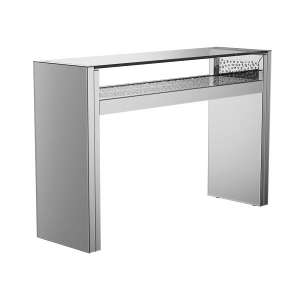 1-Shelf Silver Console Table Supply