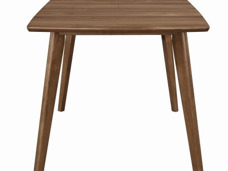 Alfredo Natural Walnut Rectangular Dining Table Online