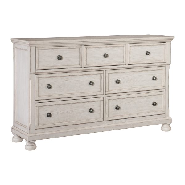 Bethel Wire Brushed White Dresser Online Hot Sale