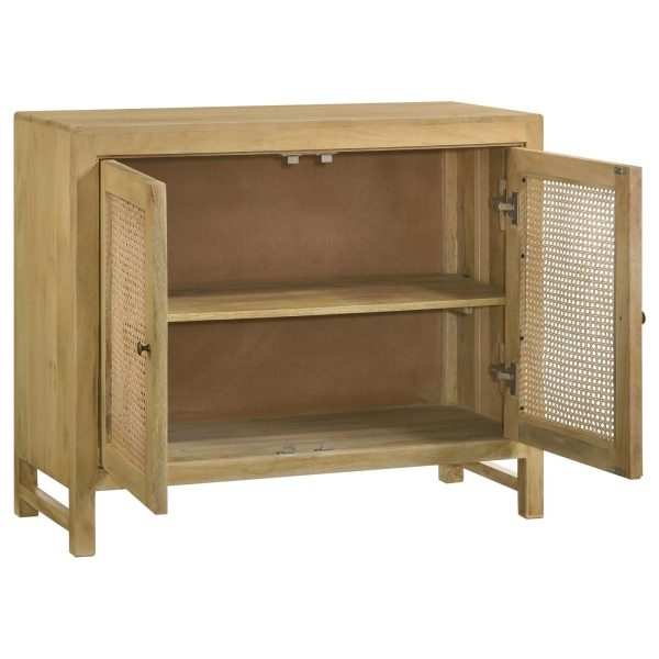 Amaryllis Natural Rectangular 2-Door Accent Cabinet Online