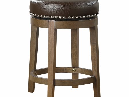 Westby Brown Brown Round Swivel Counter Height Stool, Set of 2 For Discount