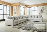 Regent Park Pewter 6-Piece Sectional Online Hot Sale