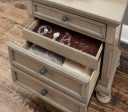 Bethel Wire Brushed Gray Nightstand Hot on Sale